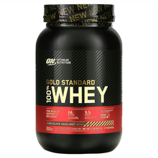 OPTIMUM NUTRITION 歐恩 金牌乳清蛋白(榛果巧克力風味)2LB, 2lb, 1罐