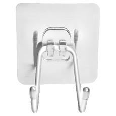 小麥購物 加大免釘掛鉤 雙勾款 Y800 23g, 單一顏色, 6個