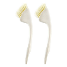 KEYTOSS 詰朵斯 紗窗溝槽濾網硬毛隙縫清潔刷 23.5x6cm, 白色, 2個