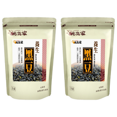 元氣家 養生黑豆 低溫烘培無調味 美味香酥可口 素食可用, 200g, 2包