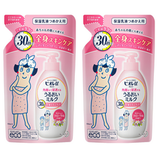 Biore 蜜妮 角質層滲透保濕乳液 花香 補充包, 250ml, 2包