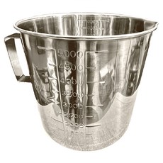 刻度 18-8不銹鋼量杯, 5000cc, 1個