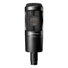 audio-technica 鐵三角 XLR 電容式 專業麥克風 原廠保固, AT2035, 黑色