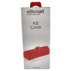 Silikomart 愛心蛋糕捲模組, 矽膠材質, 義大利製造, 300 x 127 x 73mm + 250 x 185 x 4mm, 1組