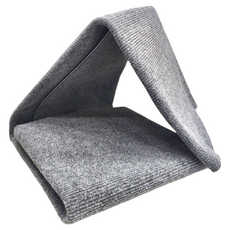 辦公椅地墊 防滑款 自黏款, 90 x 140cm, 灰色