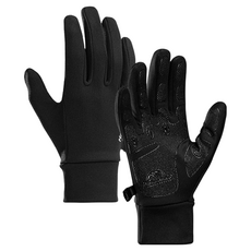 Naturehike 挪客 煦涵GL10可觸控防滑手套 92%聚酯纖維 8%萊卡, M, 黑色