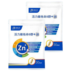 Bertie Biotech 柏諦生技 活力維他命B群 + 鋅 食品膠囊, 30顆, 2包