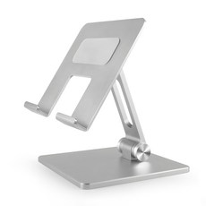 YUNMI 桌上型手機/筆電鋁合金摺疊支架, 1個, 銀色