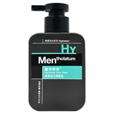MENTHOLATUM 曼秀雷敦 男士保濕活力潔面乳，保濕 清爽，150ml, 1瓶