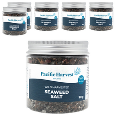 SoMuch 壽滿趣 Pacific Harvest 紐西蘭天然海鹽 野生紅藻海鹽, 90g, 6罐