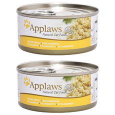 Applaws 成貓 全天然鮮食罐, 雞胸肉, 156g, 2罐