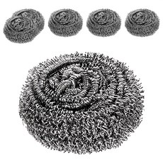 HIKARI 日光生活 鋼絲刷球 R698 約50G±5% 不鏽鋼絲 台灣製造, 3個, 2組