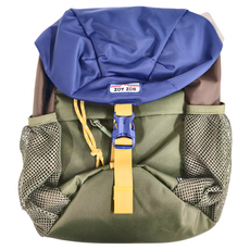 zoyzoii 茁伊 自然奇遇系戶外兒童背包 B73 軟包, 加寬肩帶, 雙重透氣, 防水, 輕盈, 木野綠, 36 x 25 x 11cm