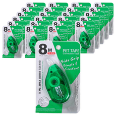 長立文具 Changli Slide 修正帶, 8M PET膠帶, 側握簡約舒適, 顏色隨機, 24個