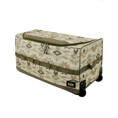 KZM OUTDOOR 軍事風附輪帳篷萬用收納袋, 灰色 + 棕色, 1個