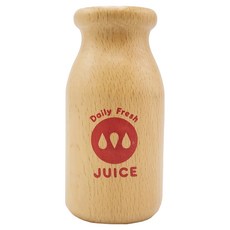 WOODY PUDDY 瓶裝果汁 ST嚴格測試安全無毒 日本原裝, 原木色, 1個