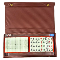 馬牌 20mm 旅行麻將 Set, 混色, 1組