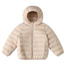 Kori Deer 可莉鹿 純色中性輕量保暖兒童連帽羽絨外套 100cm