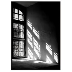 窗影 牆面藝術, 黑色