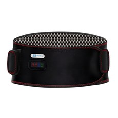 Smart bearing 魔力 尊爵款遠紅外充電式熱敷震動按摩無線彈力鬆緊護腰帶 三檔調溫 可選溫區 艾灸理療, 黑色