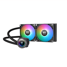 曜越 TH240 V2 ARGB Sync 主板連動 機殼散熱器，多種型號選擇，簡化線材設計, CL-W361-PL12SW-A, 黑色, 1個