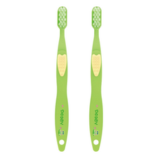 DOOBY 大眼蛙 新零刺激雙面止滑牙刷 牙周病專用 敏感牙齦適用, 2支, 1入