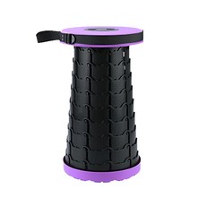 伸縮螺旋椅 輕巧小體積 功能性強 便攜實用 高矮可調 結實穩固 伸縮收納, 紫色款, 1個