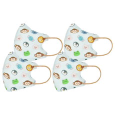 CS 凱馺國際 醫用口罩 未滅菌 幼幼適用, 3D動物好友MINI, 20片, 4包