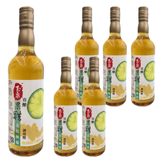TTL BIO-TECH 台酒生技 寡糖果醋 金結檸檬, 600ml, 6瓶