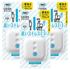 ST 雞仔牌 DEOX浴廁淨味消臭力 清新皂香, 6ml, 3個