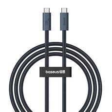 Baseus 倍思 閃速系列 2 Type-C to Type-C USB4全功能資料線 240W, 星曜黑, 1m, 1條