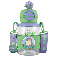 BEDDYBEAR 杯具熊 開口笑雙飲塑膠杯, 680ml 容量, 星星巴斯, 1個