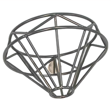 A-IDIO 阿迪優 鑽石濾杯, 適用V60濾紙(1-2杯) 金點設計獎, 110 x 110 x 65mm 黑色 90g, 1個