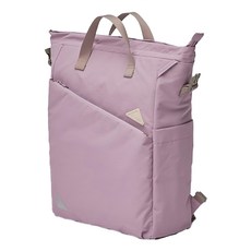 pugo 噗果 中低年級SkillPack學習袋, 手提/斜背二用, 寶特瓶回收紗, 環保無毒染劑, 雪紫純色, 1個, 25 x 35 x 6cm