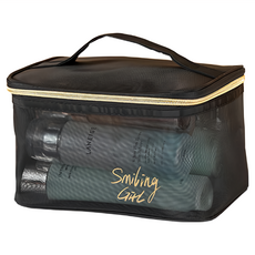 透明網紗收納包 立體式 1個