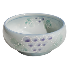 佐和陶瓷 手繪5吋缽-日本製 (繡球花/竹/刷毛/唐草/合色), 陶瓷材質 寬13.5/高5.5cm, 容量400ml, 1個