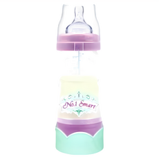 No.1 smart 第一寶寶 第三代免洗奶瓶 L330ml-1個 台灣製造 新生兒, 薰衣草紫