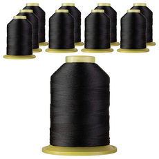 COTTONVILL 高級縫紉機線 Set 2捲 45'S/2 C082 1700公尺 100%聚酯纖維 韓國製, 10件