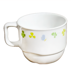 TOP CERAM 朝日馬克杯 日本製 180ml, 1個, 幸運草