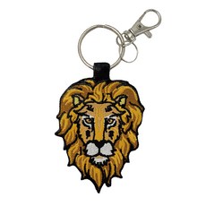 Hi 你好 刺繡鑰匙圈 - 台灣製, 獅子, 1件