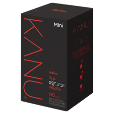 KANU Mini 經典美式黑咖啡 輕度烘培, 900mg, 90條, 1盒
