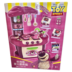 TOY STORY 玩具總動員 皮克斯 熊抱哥聲光廚房組 3歲以上, LT008-801, 730 x 510 x 300mm, 1組, 熊抱哥 桃紅色