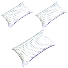 INDIAN 印地安 可水洗抗菌高彈枕, 3個, 白色