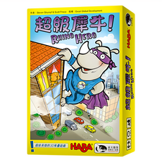 SWAN PANASIA 新天鵝堡 超級犀牛 Rhino Hero 桌遊, 適合5歲以上兒童, 2-5人遊戲, 超級英雄的3D堆疊遊戲, 1盒