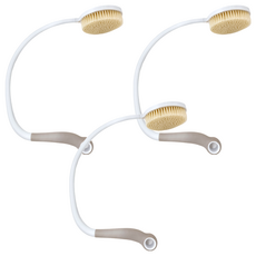 感恩使者 洗背刷 彎長柄型 軟毛沐浴刷, ZHCN2320, 1入, 3支