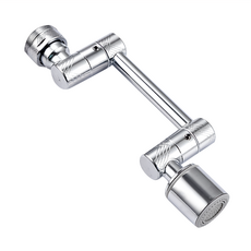 WIDE VIEW 1080度萬向不鏽鋼機械臂水龍頭, 3D多角度旋轉, 雙模式出水, 1個