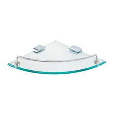 DAY&DAY 日日家居 轉角置物架 附圍欄 3512MFG, 透明, 1個