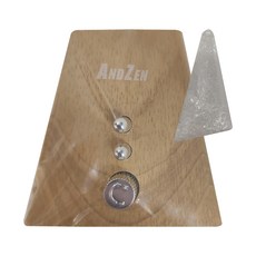 ANDZEN 安得仁 香氛負離子定時玻璃精油擴香儀, 無需加水, 手工玻璃與實木機座, 連續/間歇模式, 七彩夜燈, AZ-8600, 淺木紋