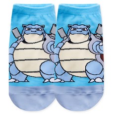 ONEDER 旺達 寶可夢直版襪 水箭龜 1雙