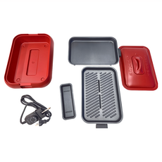recolte 麗克特 Hot Plate 電烤盤 紅色, RHP-1